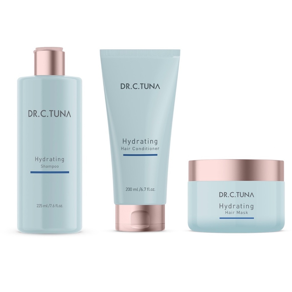 Blue and Gold Hair Treatment Mask